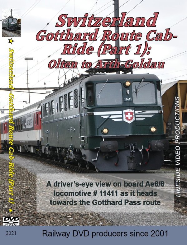 (Standard DVD) Switzerland - Gotthard Route Cab-Ride (Part 1)