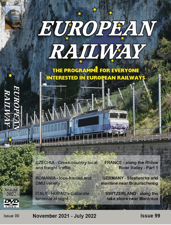 (Standard DVD) European Railway: Issue 99 (November 2021 to July 2022)