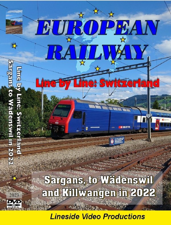 (Standard DVD) Line by Line: Switzerland - Sargans to Wadenswil 2022